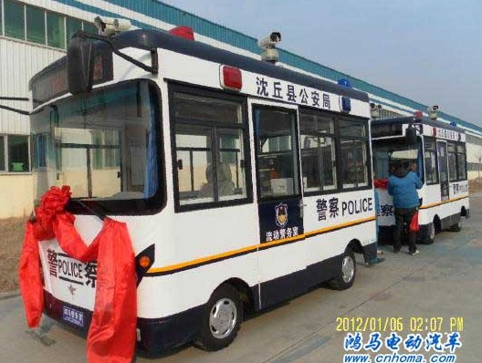 河南周口沈丘縣流動警務站