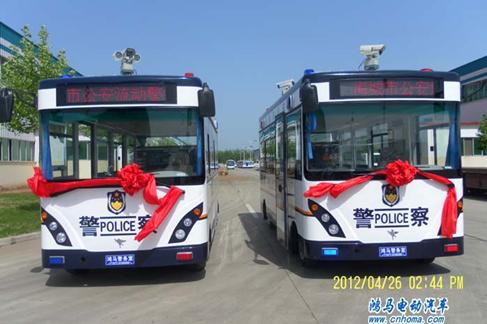 遼寧海城市公安局鴻馬流動警務(wù)室發(fā)車——打造新型社會治安防控體系