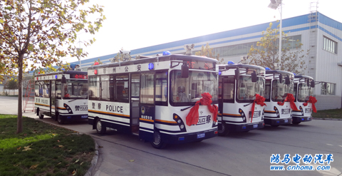 安徽宿州首發(fā)11臺鴻馬移動警務(wù)室