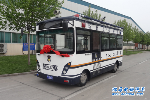 河南南陽(yáng)新野鴻馬移動(dòng)警務(wù)室發(fā)車——打造數(shù)字化現(xiàn)代執(zhí)法平臺(tái)